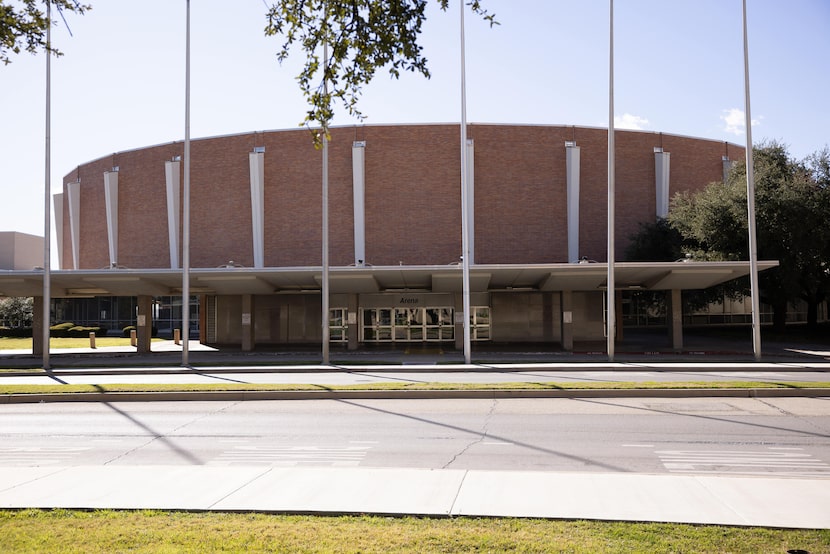 Dallas Memorial Auditorium photographed on Wednesday, Jan. 14, 2026 in Downtown Dallas. 