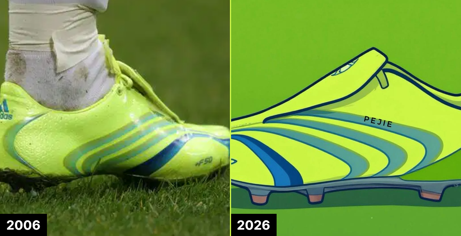 Leaked: Adidas to Electric Yellow F50.6 Tunit Remake Boots