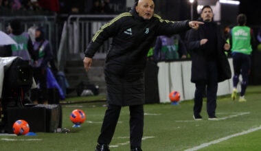 CAGLIARI, ITALY - JANUARY 17: Luciano Spalletti coach of Juventus reacts during the Serie A match between Cagliari Calcio and Juventus FC at Stadio Sant