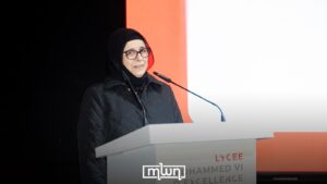 Bouchera Ameur, former OCP Foundation Secretary General and first LM6E board president.