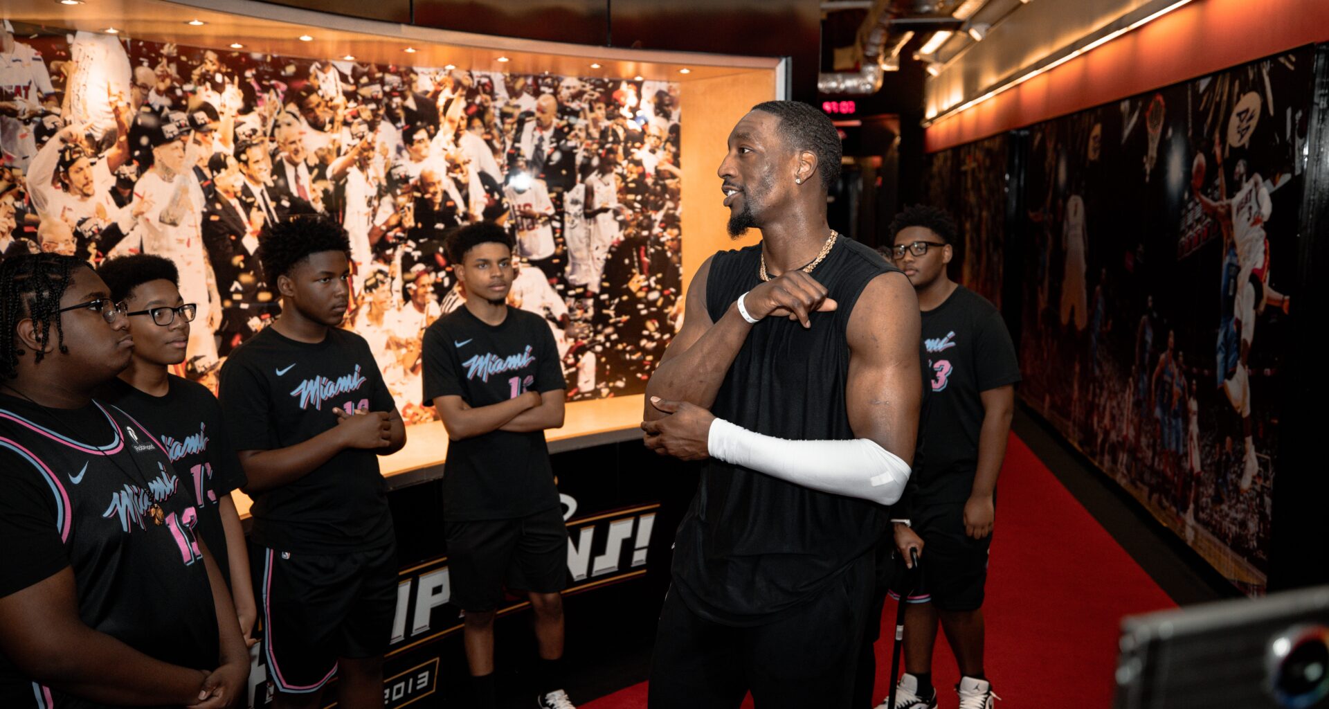 Bam Adebayo receives NBA Cares Community Assist Award