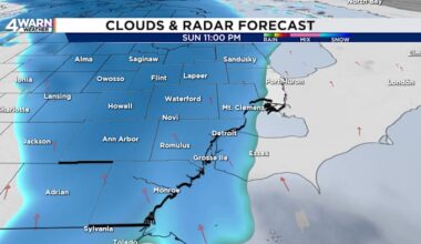 Dry Sunday before the next round of snow for Metro Detroit