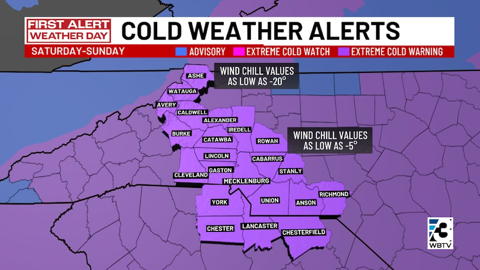 WBTV First Alert Weather Team tracks weekend snowstorm on Jan. 31, 2026