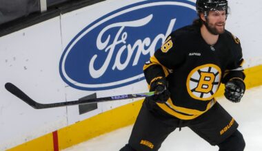 After an eight-game scoreless drought, Bruins center Pavel Zacha has four goals in his last three games to help put Boston back on track.