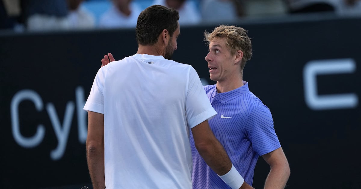Denis Shapovalov ousted from Australian Open second round by Marin Cilic