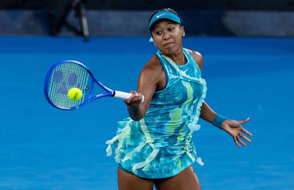 Naomi Osaka, hitting a forehand during her second-round win, had to withdraw before her third round match at the Australian Open because of an undisclosed injury.
