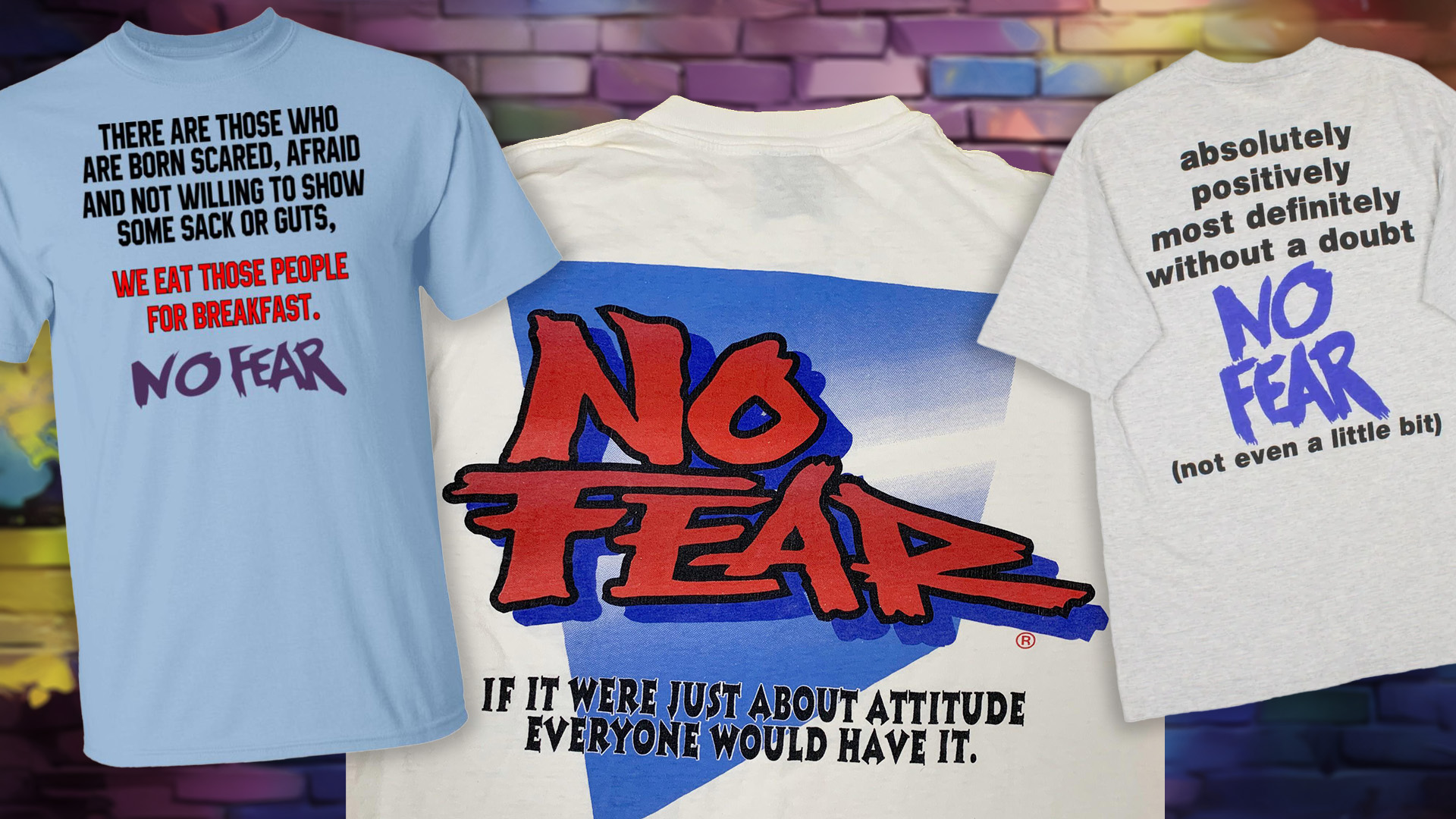 No Fear t shirts