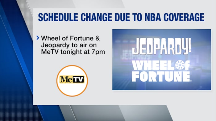 How to watch Wheel of Fortune and Jeopardy! tonight with NBA on Local 4 (NBC)