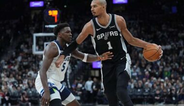 Edwards, Wembanyama enjoy another showdown between two of the West's best as Spurs top Timberwolves