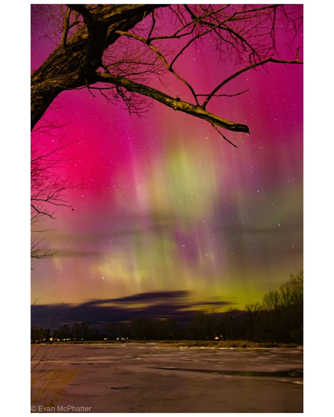 Northern lights over Upstate NY 2026