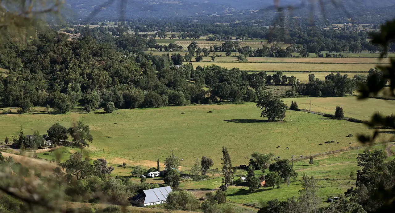 The north end of Potter Valley in Mendocino County basks...