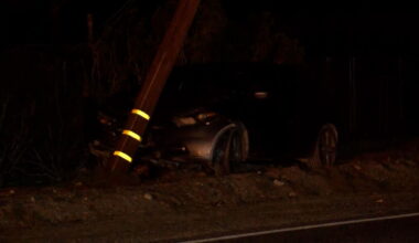 Mountain View Road Reopens After Power Pole Crash in Desert Hot Springs