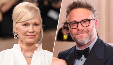 Pamela Anderson Felt "Yucky" Seeing Seth Rogen At Golden Globes