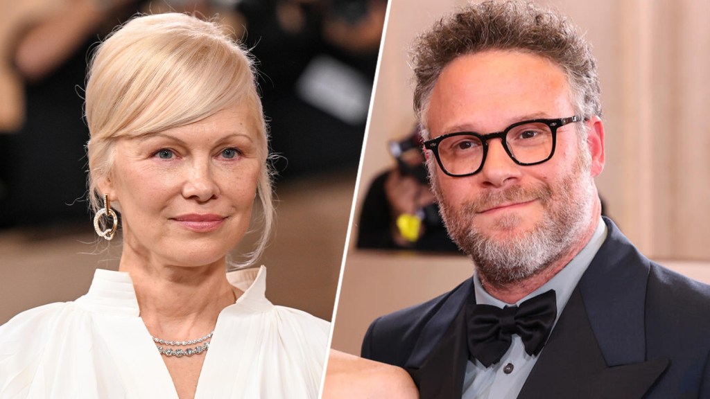 Pamela Anderson Felt "Yucky" Seeing Seth Rogen At Golden Globes