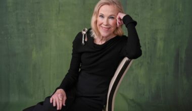 Catherine O'Hara, a cast member in the Apple+ series "The Studio," poses for a portrait on March 20, 2025, in Los Angeles.