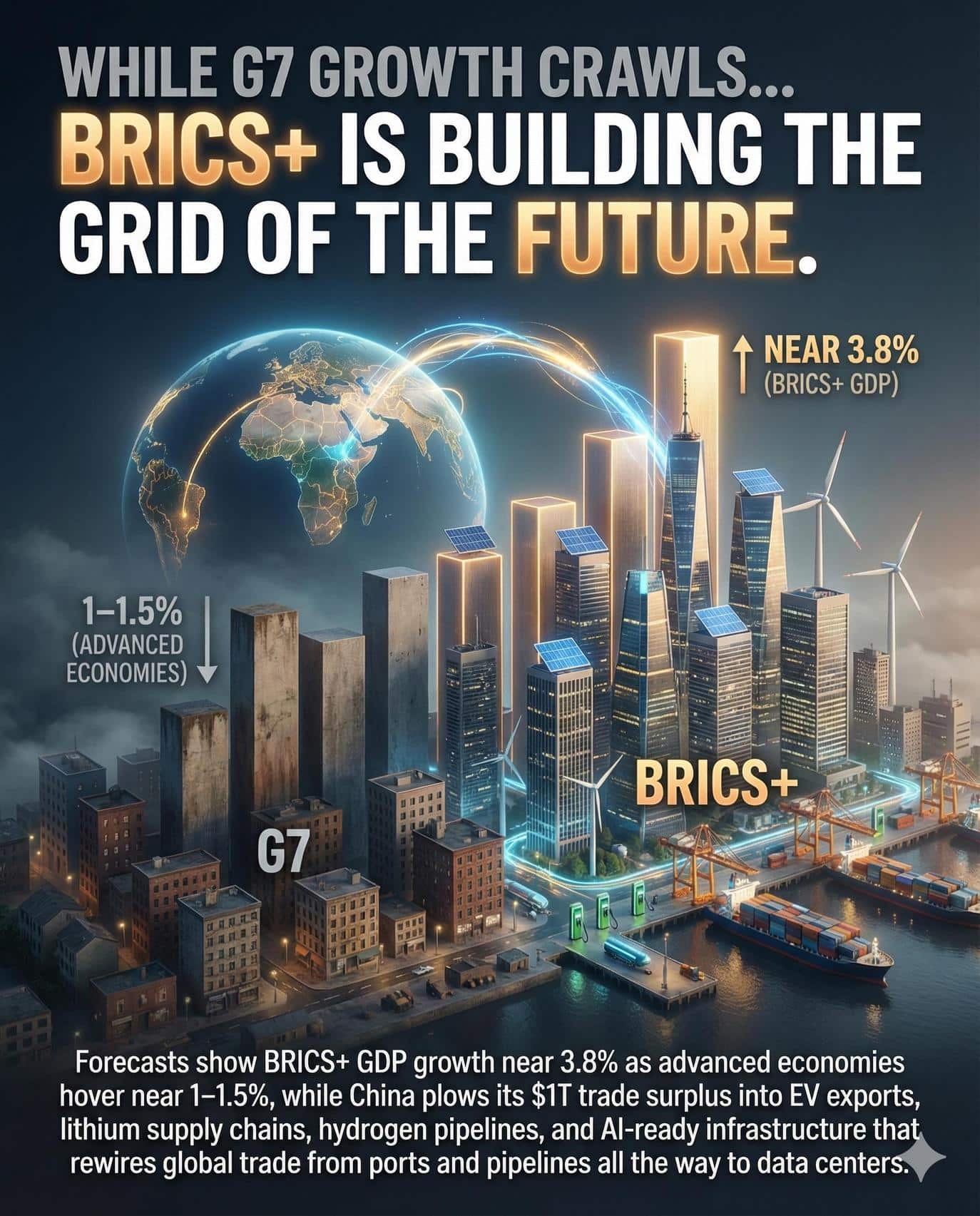 China’s economy unveiled a striking structural paradox throughout 2025, yielding a record-breaking trade surplus exceeding $1 trillion alongside virtually zero consumer inflation.