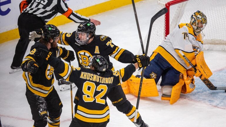 An eventful day for Bruins included 4-hour bus ride, OT win