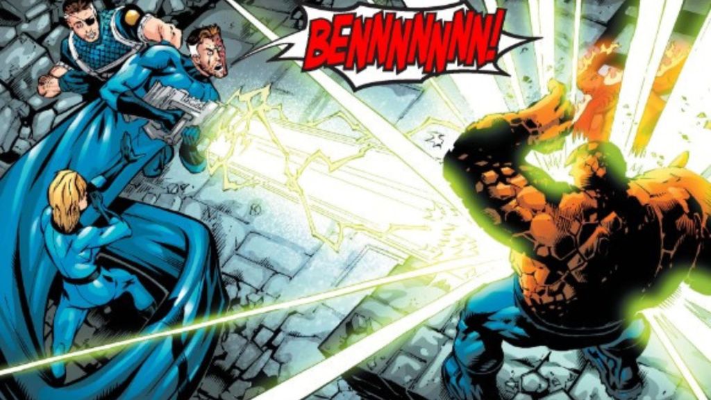 Reed Richards kills The Thing