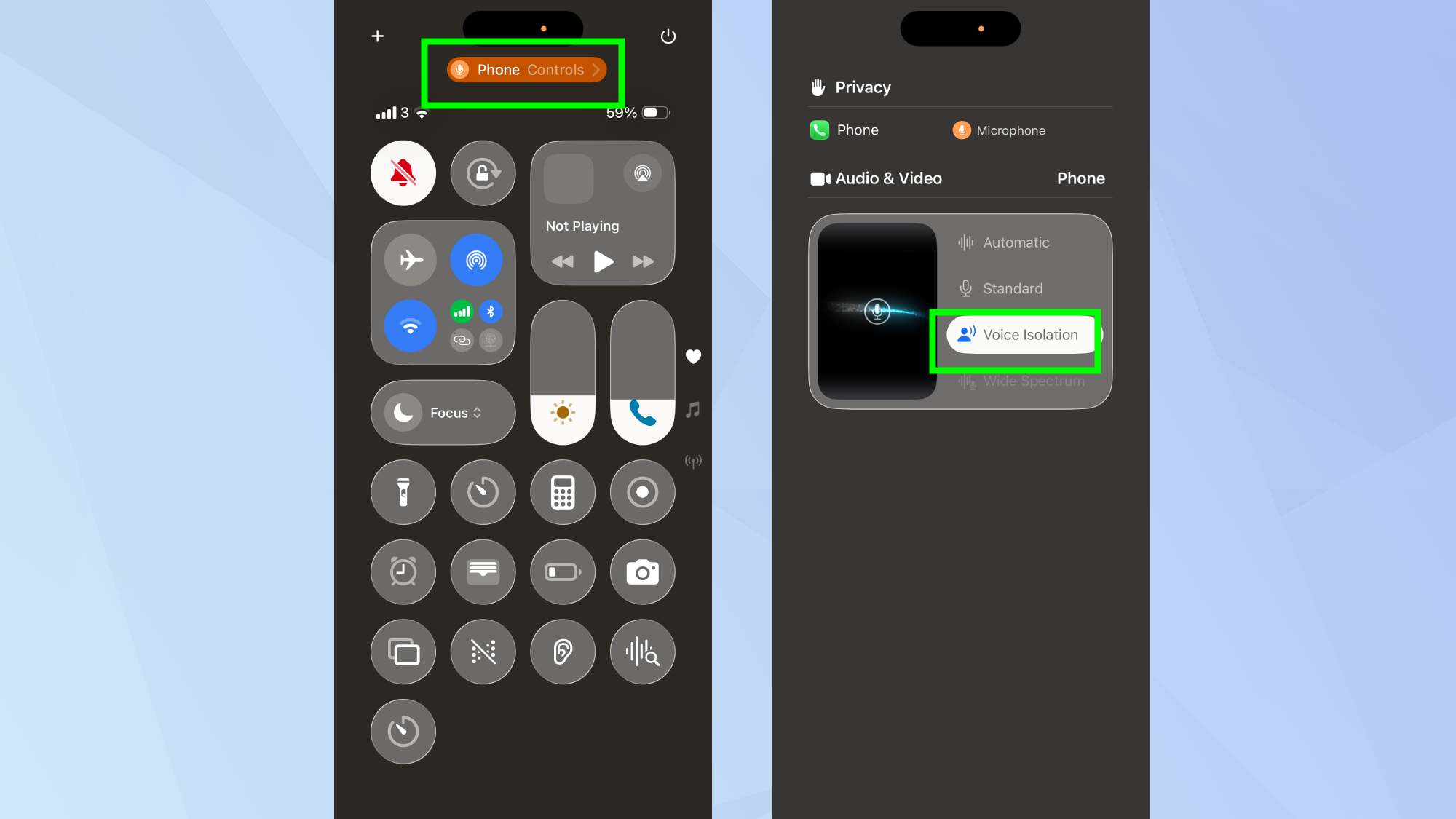 How to set up Voice Isolation on iPhone