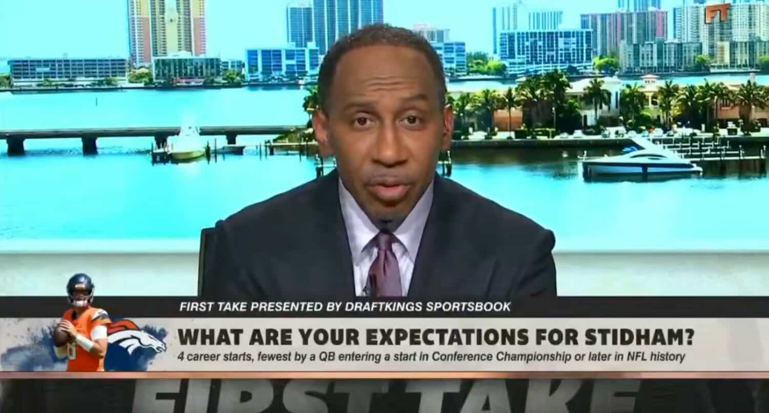 Stephen A. Smith says 'it really doesn’t matter' after Patriots mistake