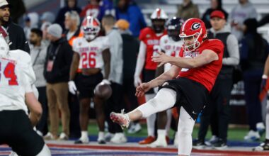 Georgia's Brett Thorson booming at Senior Bowl, adjusts to NFL field zones