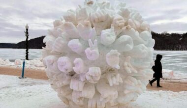 Team USA snow sculpture in Stillwater removed over ICE messaging