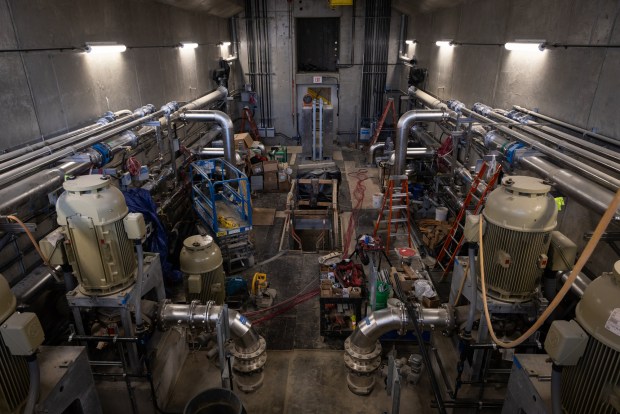 Ozone equipment the Pure Water facility on Friday, Sept. 13, 2024 in San Diego, California. (Ana Ramirez / The San Diego Union-Tribune)
