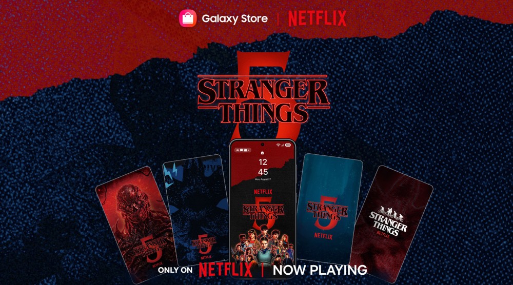 Samsung Mobile Exclusive Stranger Things Theme for Galaxy Main1