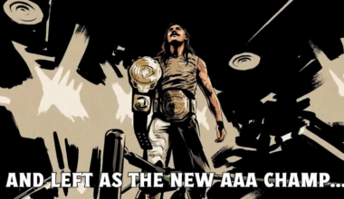 Fans question WWE’s use of AI after AEW logo appears on AAA title
