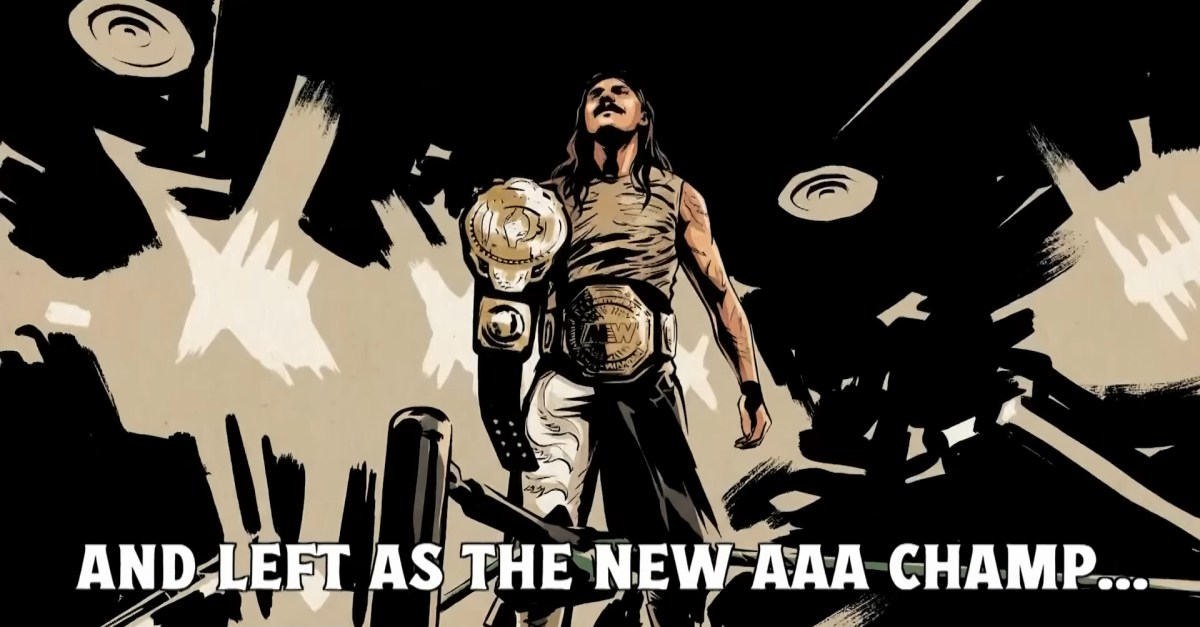 Fans question WWE’s use of AI after AEW logo appears on AAA title