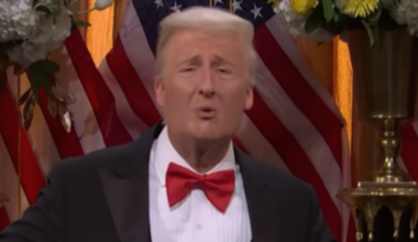James Austin Johnson as Donald Trump on
