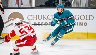 Sharks Practice: Smith Will Not Play in DC, Celebrini Has New Winger, Other Line Changes