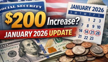 Social Security increase in January 2026