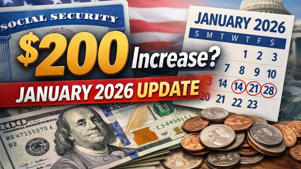 Social Security increase in January 2026
