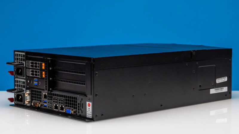 Supermicro SYS E403 14B FRN2T Rear Angled 2