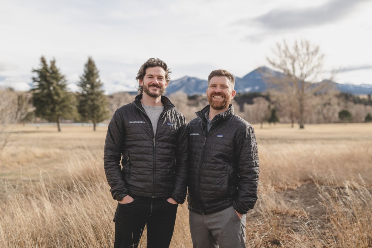Tom Quigley (left) and Kevin Webb (right) are the co-founders of Superorganism.