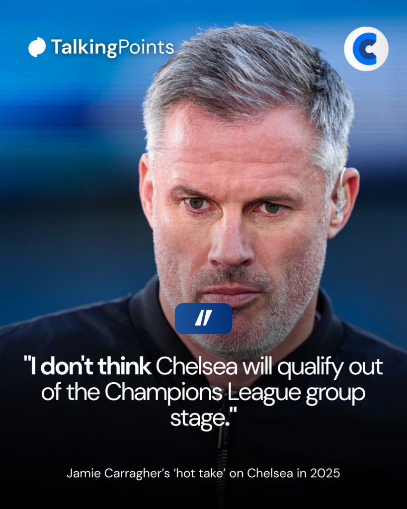 Jamie Carragher gets Chelsea Champions League prediction all wrong
