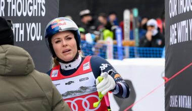 Lindsey Vonn left limping after crash in final downhill race before Milan Cortina Olympics