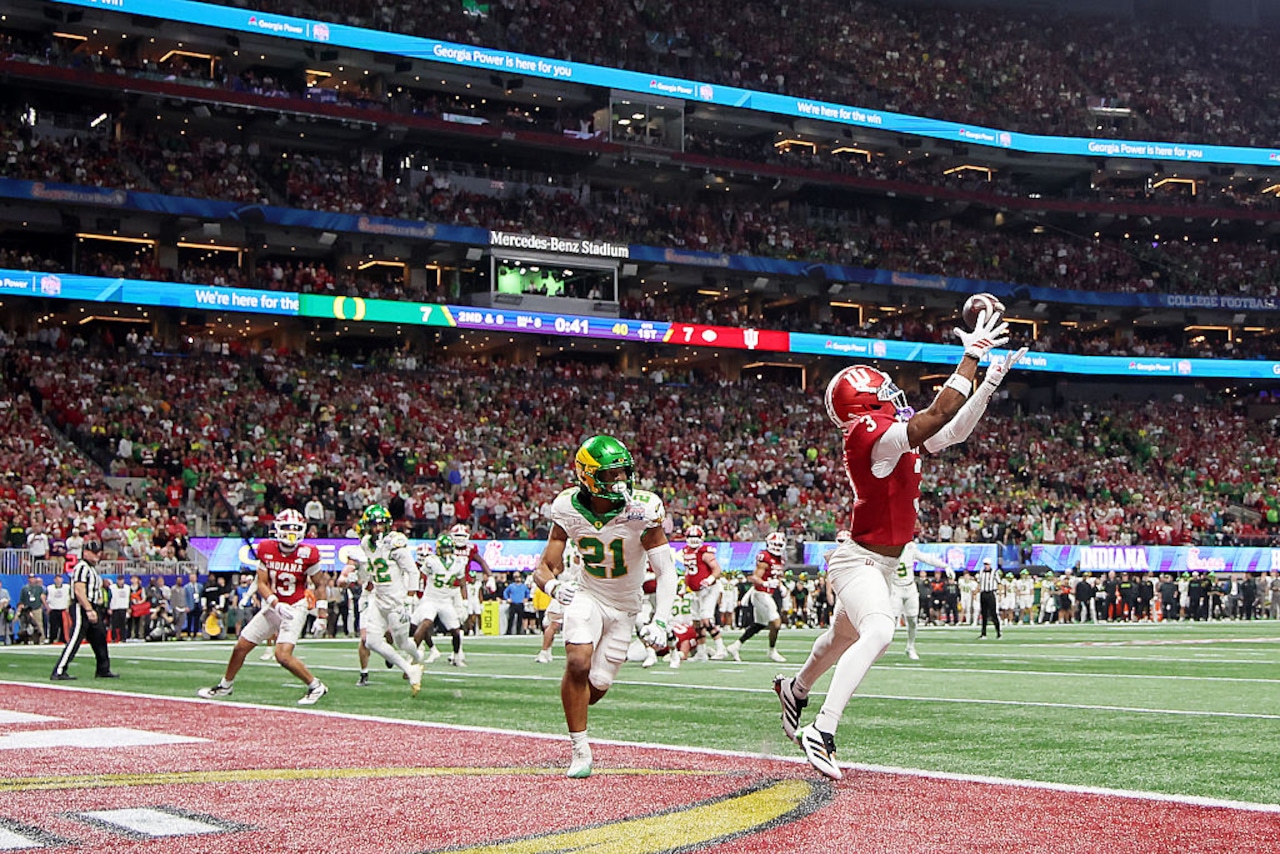 College Football Playoff Semifinal - Chick-fil-A Peach Bowl: Oregon v Indiana