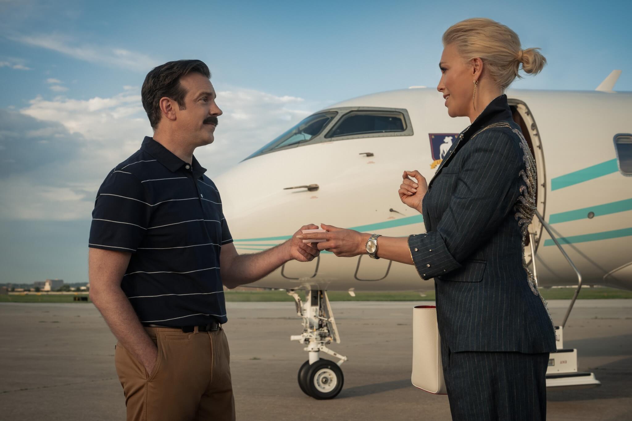 Jason Sudeikis and Hannah Waddingham on Ted Lasso season four