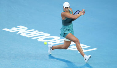 Madison Keys of the United States plays a backhand. How to watch Australian Open 2026 online, livestream