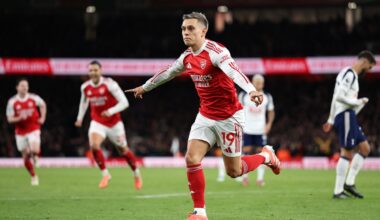 Only five players had more Premier League goal involvement than Trossard in 2025