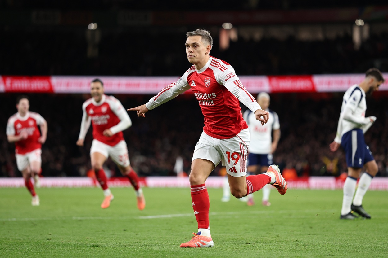 Only five players had more Premier League goal involvement than Trossard in 2025