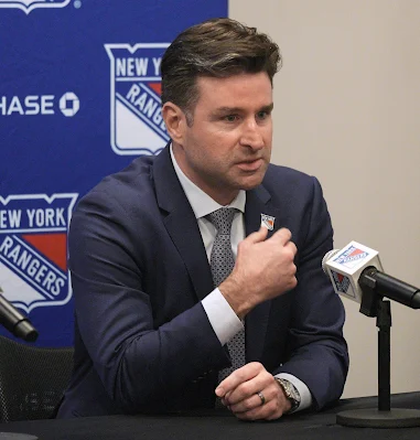 NY Rangers GM Chris Drury NY Rangers GM Chris Drury