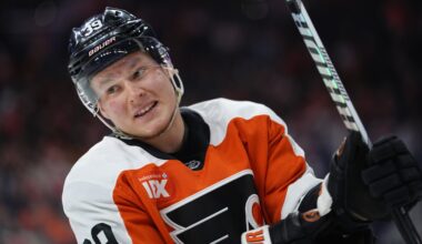 Flyers show no pushback after questionable hit on Matvei Michkov
