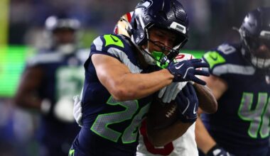 Seahawks RB Zach Charbonnet, LT Charles Cross injured in win over 49ers