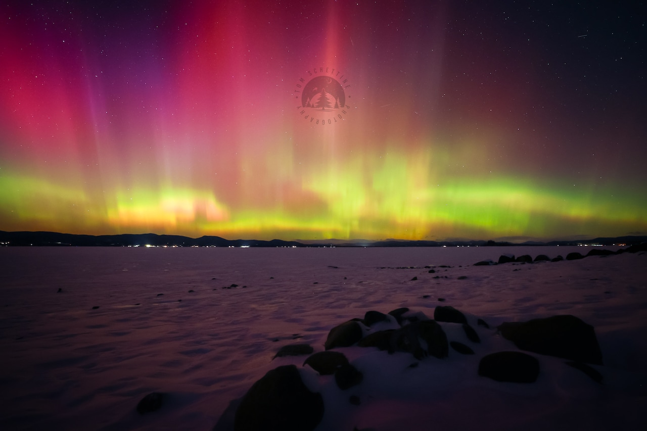 Northern lights over Upstate NY 2026