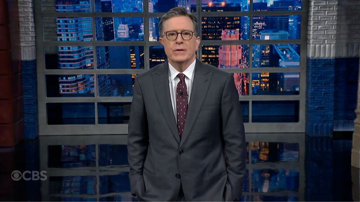 Stephen Colbert Takes Aim at Trump's Billion-Dollar Board of Peace