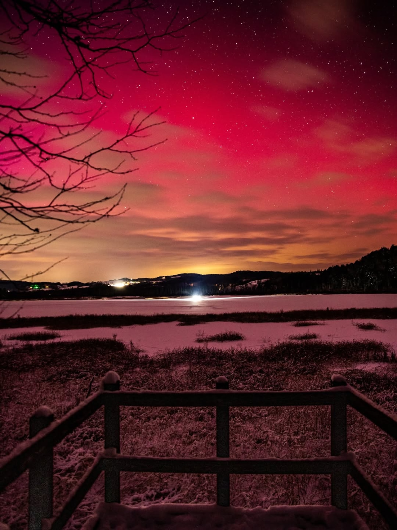 Northern lights over Upstate NY 2026