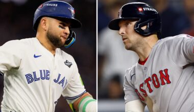 More than two months after the World Series, the Red Sox have yet to sign a free agent. Will Bo Bichette (left) or Alex Bregman be the first?